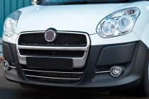 Fiat Doblo II 2010-2022 Enjoliveur de calandre inférieure (2010-2015, 2 pcs, inox) photo 7
