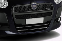 Fiat Doblo II 2010-2022 Enjoliveur de calandre inférieure (2010-2015, 2 pcs, inox) photo 1