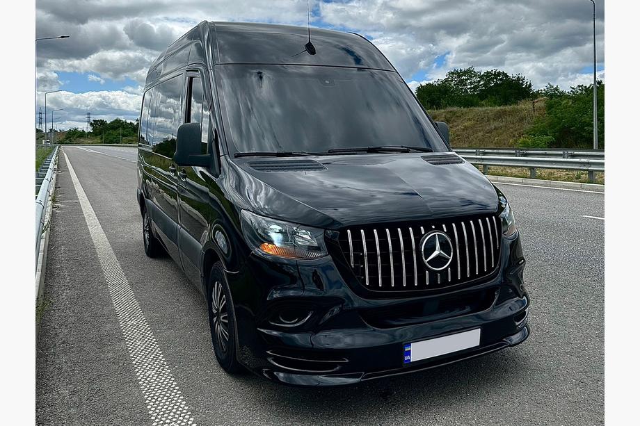Mercedes Sprinter W907/W910 2018- Lame de pare-chocs avant V3 (apprêtée pour peinture) Photo 7