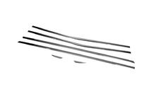 Renault Megane IV 2016-2025 Baguettes inférieures de vitres (HB, 6 pcs, inox) photo 3