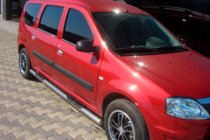 Renault Logan MCV 2005-2013 Tubes Latéraux (2 pcs, Inox) photo 1