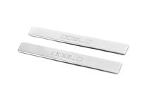 Fiat Doblo II 2010-2022 Seuils de porte OmsaLine (2 pcs, inox) photo 2