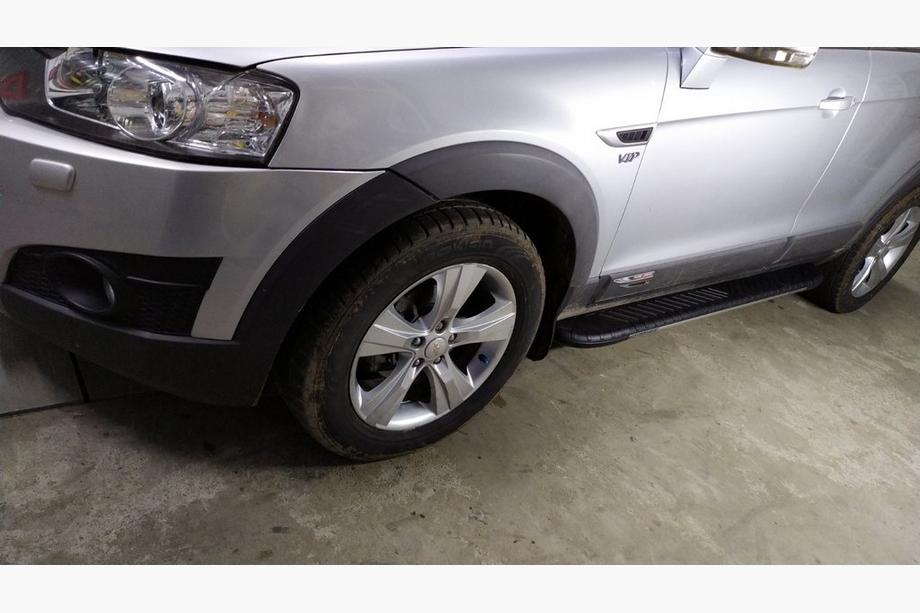 Chevrolet Captiva 2006-2019 Marchepieds latéraux Bosphorus Grey (2 pcs, aluminium) Image