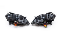 Mercedes ML W164 2005-2011 Phares avant avec élément LED (2005-2008, 2 pcs, fumés) photo 6