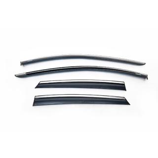 Déflecteurs de vitres avec moulure chromée (HB, 4 pcs, Niken) photo 2