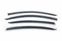 Volkswagen Passat B7 2012-2015 Déflecteurs de vitres avec moulure chromée SD (EU, 4 pcs, Niken) photo 5