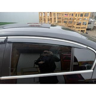 Déflecteurs de vitres avec moulure chromée SD (EU, 4 pcs, Niken) photo 2