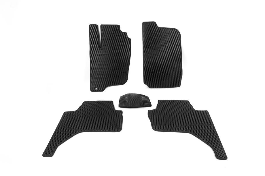 Mitsubishi L200 2006-2015 Tapis de sol EVA (noirs) Image