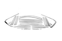 Toyota Land Cruiser 200 2007-2021 Ensemble complet de baguettes de vitres et montants en inox photo 4