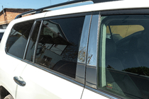 Lexus LX570/450d 2008-2022 Ensemble complet de baguettes de vitres et montants en inox photo 3