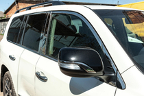 Lexus LX570/450d 2008-2022 Ensemble complet de baguettes de vitres et montants en inox photo 11