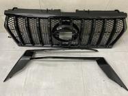 Toyota Land Cruiser Prado 150 2009-2023 Calandre 2017↗ LED (Zeus Black, avec paupières Black) photo 3