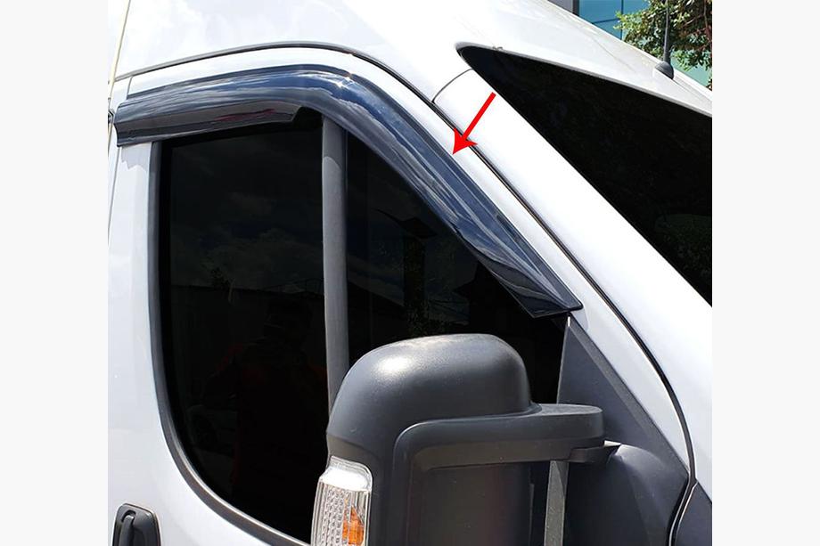 Citroen Jumper 2007-2025 Déflecteurs de Vitres (2 pcs, Sunplex) Image