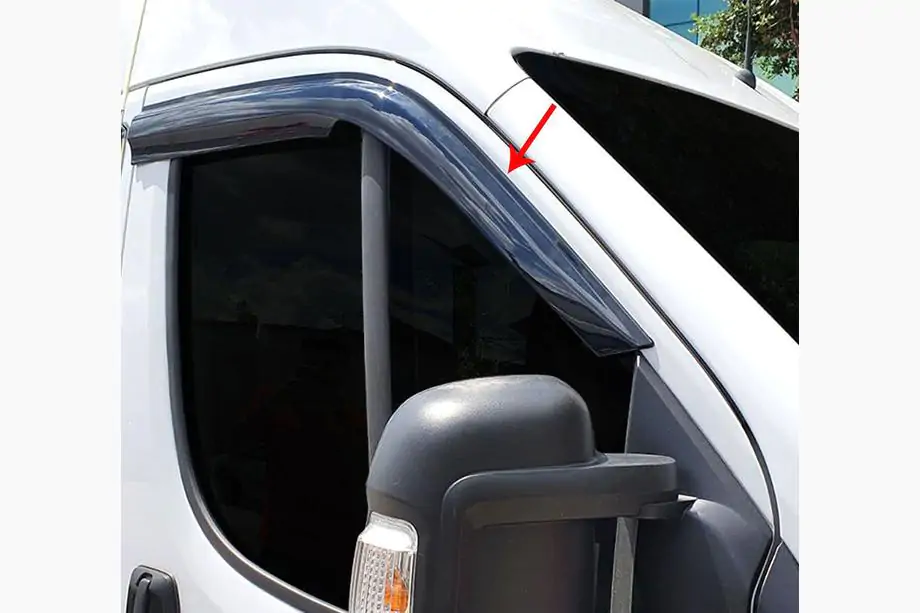 Fiat Ducato 2006-2025 Déflecteurs de Vitres (2 pcs, Sunplex) Photo 1