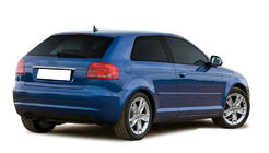 Audi A3 2003-2012 Baguette Arrière Inox photo 1