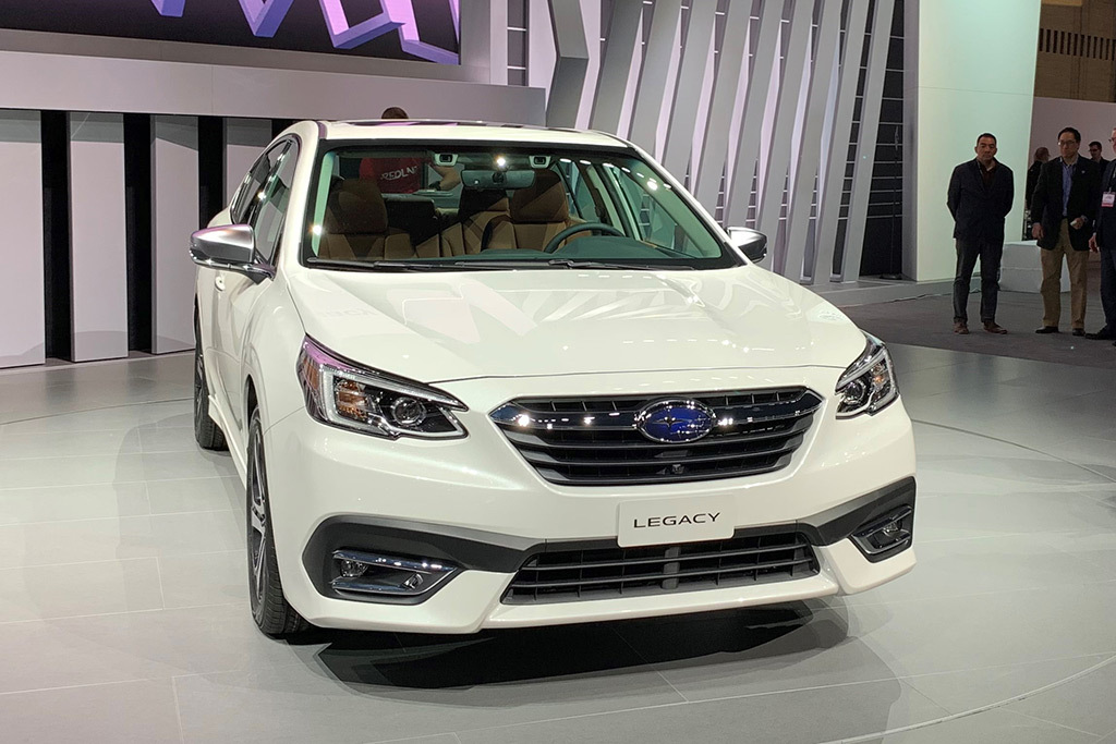 Présentation de la septième génération de la berline Subaru Legacy