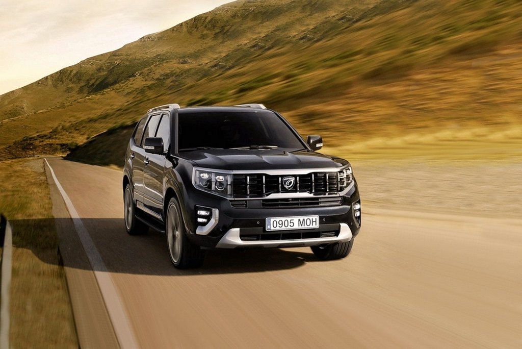 Un aperçu mis à jour le suv Kia Mohave 2020 année de modèle