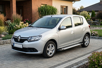 Renault Sandero 2013-2022 Marchepieds Latéraux Allmond Grey (2 pcs, Aluminium) photo 1