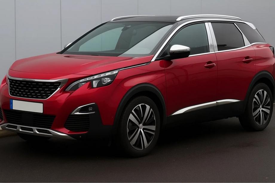 Peugeot 3008 2016-2023 Couvre montants de porte en acier inoxydable Image