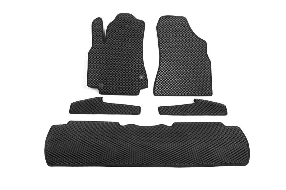 Citroen Berlingo 2008-2018 Tapis de sol EVA (noirs) Avant + arrière + seuils de porte (5 pcs) Photo 5