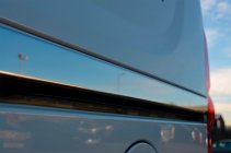 Fiat Doblo II 2010-2022 Moulure large en acier inox pour porte coulissante (2 pcs) photo 7
