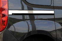 Fiat Doblo II 2010-2022 Moulure large en acier inox pour porte coulissante (2 pcs) photo 3