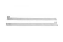 Fiat Doblo II 2010-2022 Moulure large en acier inox pour porte coulissante (2 pcs) photo 4