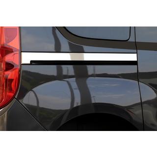 Moulure large en acier inox pour porte coulissante (2 pcs) photo 3