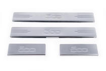 Fiat 500/500L 2013-2022 Seuils de porte 500L (Carmos, 4 pcs, inox) photo 4