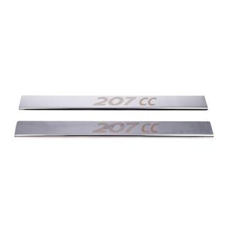 Seuils de porte Carmos (2 pcs, inox) Peugeot 207 2006–2014 photo 2