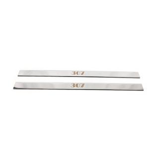 Seuils de porte Carmos (2 pcs, inox) photo 2
