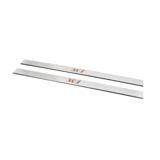 Seuils de porte Carmos (2 pcs, inox) photo 1