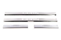 Seat Leon 2013-2020 Seuils de porte Carmos V1 (4 pcs, inox) photo 2