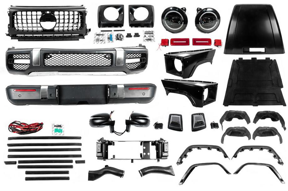 Mercedes G class W463 1990-2018 Kit carrosserie facelift vers G63 AMG 2018 Photo 3