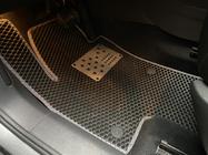Volkswagen Sharan 2010-2023 Tapis de sol en polyuréthane (3 rangées, EVA, noir) photo 3