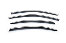 Skoda Superb 2015-2024 Déflecteurs de Vitres avec Moulure Chromée SD (4 pcs, Niken) photo 4