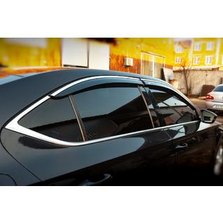 Déflecteurs de Vitres avec Moulure Chromée SD (4 pcs, Niken) Skoda Superb 2015-2024 photo 2