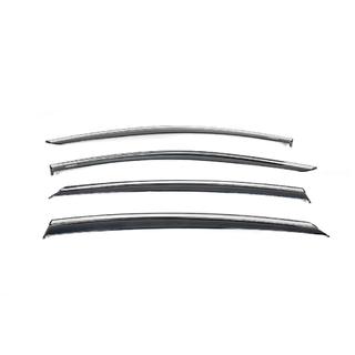 Déflecteurs de Vitres avec Moulure Chromée HB (4 pcs, Niken) photo 2