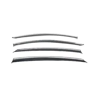Déflecteurs de Vitres avec Moulure Chromée HB (4 pcs, Niken) photo 2