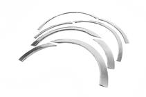 Toyota Avensis 2009-2018 Entourages d'ailes (SW, 8 pcs, inox) photo 3