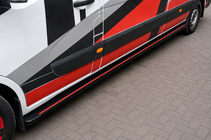 Renault Master 2011-2023 Marchepieds Latéraux Maya Red (2 pcs, Aluminium) Empattement Long photo 1