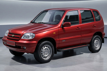 Chevrolet Niva 1998-2020 Marchepieds Latéraux Maya Red (2 pcs, Aluminium) photo 1