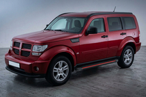 Dodge Nitro 2006-2011 Marchepieds Latéraux Maya Red (2 pcs, Aluminium) photo 1