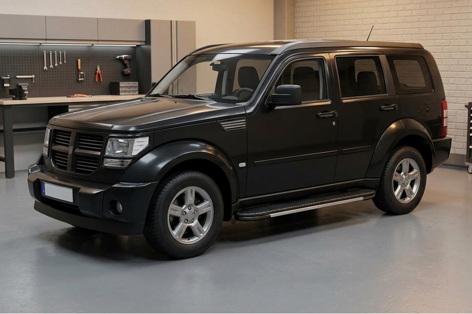Dodge Nitro 2006-2011 Marchepieds latéraux Bosphorus Grey (2 pcs, aluminium) Image