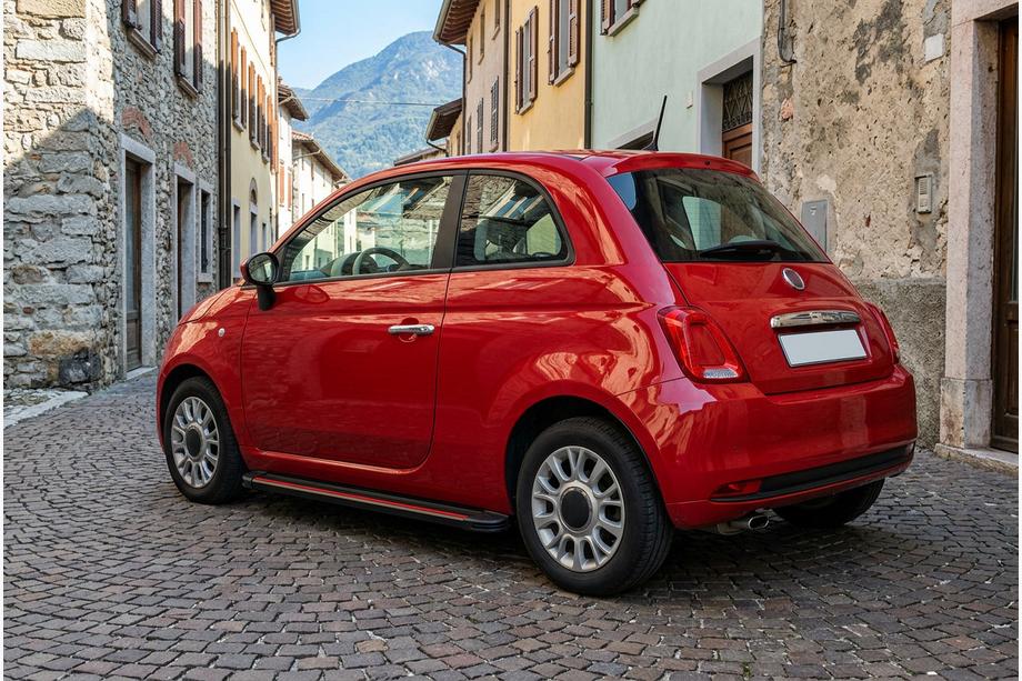Fiat 500/500L 2013-2022 Marchepieds Latéraux Maya Red (2 pcs, Aluminium) Image