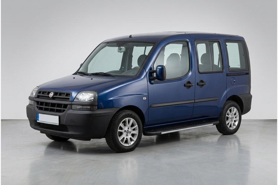 Fiat Doblo I 2001-2005 Marchepieds latéraux Bosphorus Grey (2 pcs, aluminium) Image