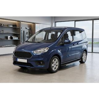 Marchepieds latéraux Bosphorus Grey (2 pcs, aluminium) Ford Courier 2014-2023 photo 1