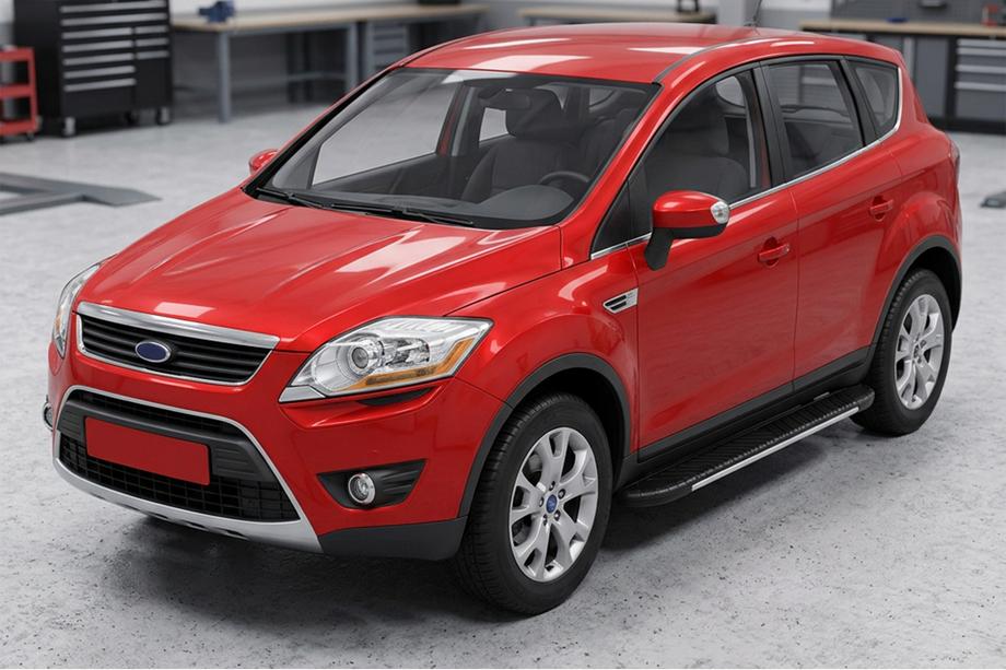 Ford Kuga 2008-2013 Marchepieds latéraux Bosphorus Grey (2 pcs, aluminium) Image