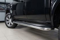 Ford Ranger 2007-2011 Marchepieds Lateraux Maydos V2 (2 pcs, inox) photo 1