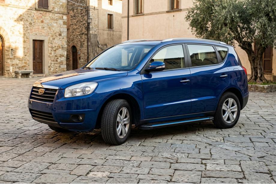Geely Emgrand X7 2011- Marchepieds Latéraux Maya Blue (2 pcs, Aluminium) Image